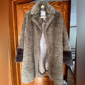 Laundry by Shelli Segal faux fur coat
